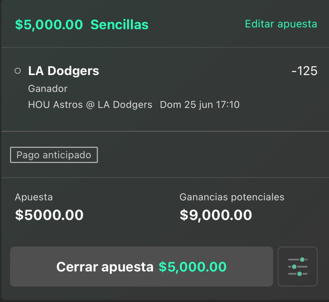 🚨| Free Pick MLB ⚾️🤑

Dodgers ML  #HereToPlay 

Deja tu “❤️” si me sigues! 🚀