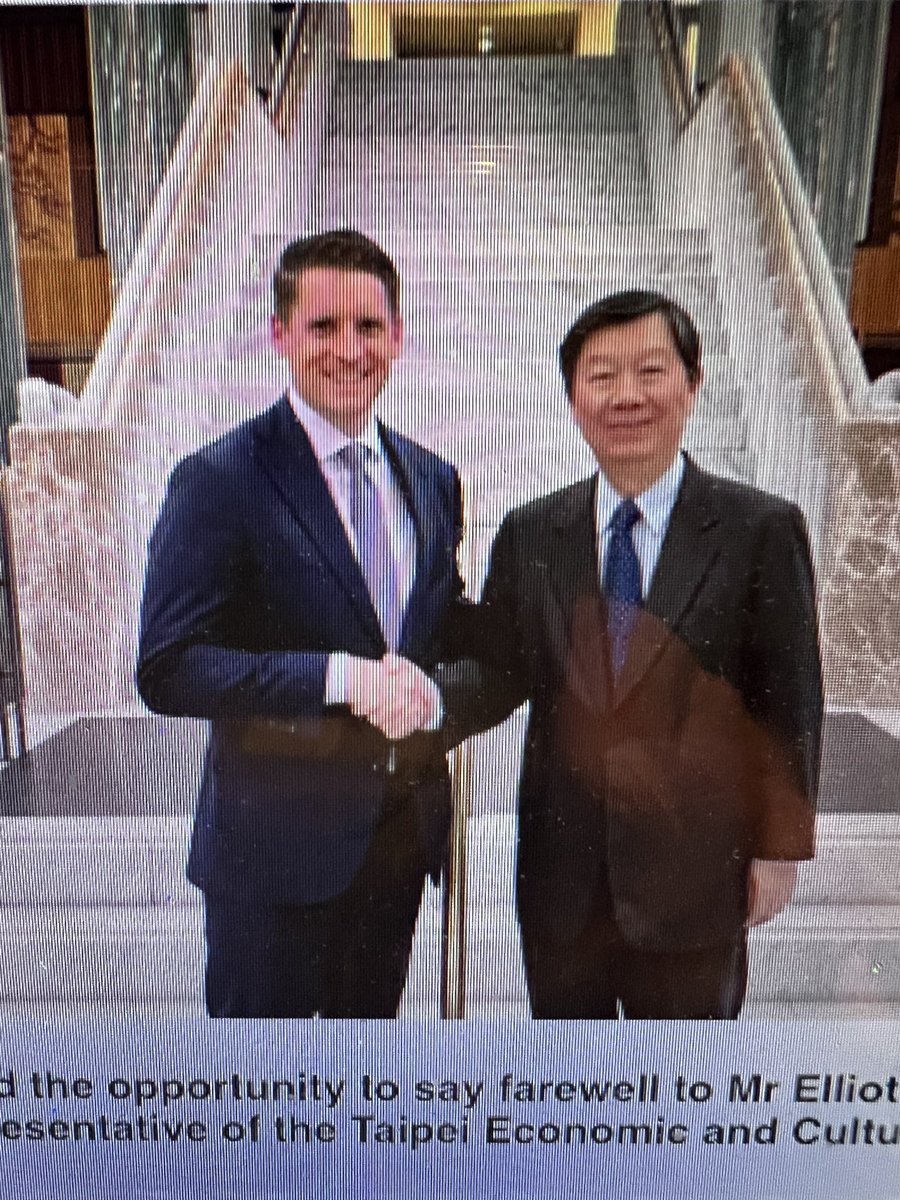 #AndrewHastie bids farewell to Elliott Charng, #Taiwan’s man in Canberra for the last few years as he heads home