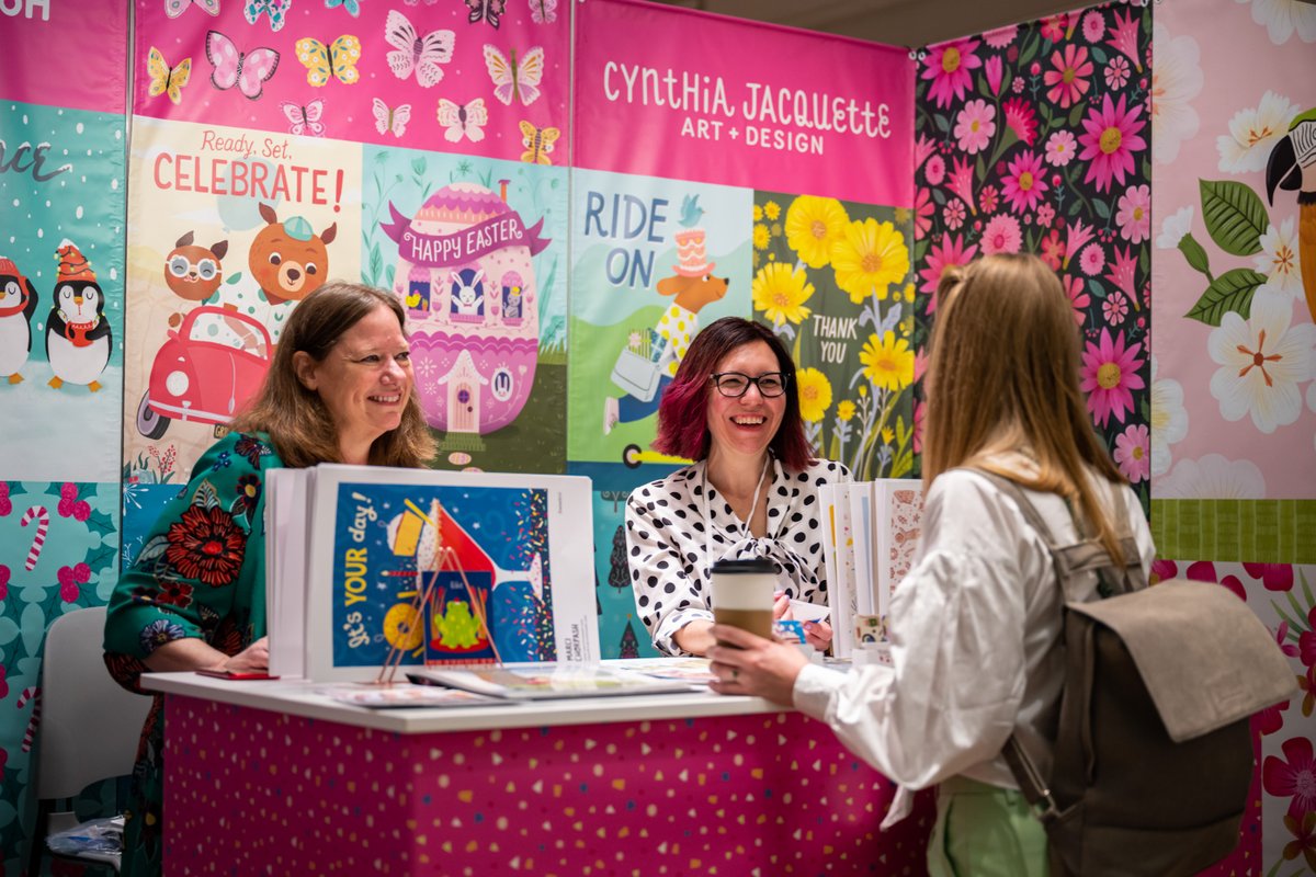 Ready. Set. Celebrate! What is giving you reason for celebration this week? 

📸: Cynthia Jacquette Art + Design at #SURTEX 2023