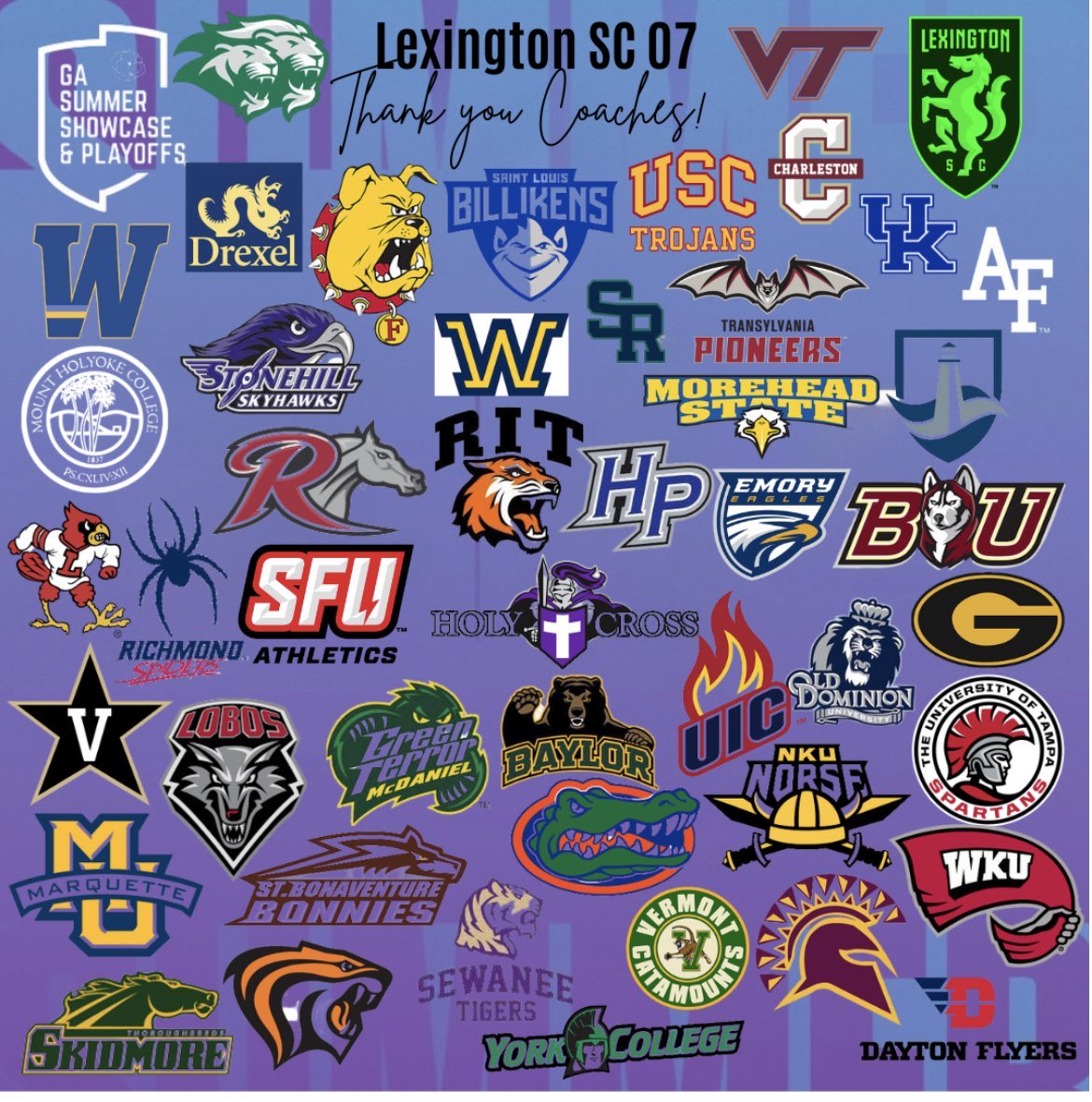 Thank you to all the coaches who came to our games this weekend at the GA summer showcase!! #girlsacademy #LSC