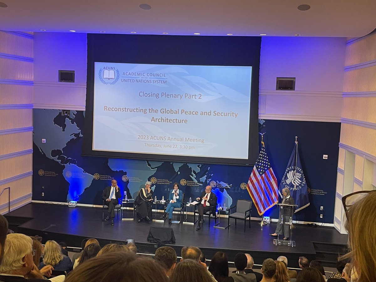 Building peace requires time and a long-term commitment to address the root causes of conflict and bring positive change. Let us not falter in our efforts. Glad to have shared my research on #DDR programs at the @ACUNStweets annual gathering in Washington DC. À l’année prochaine!