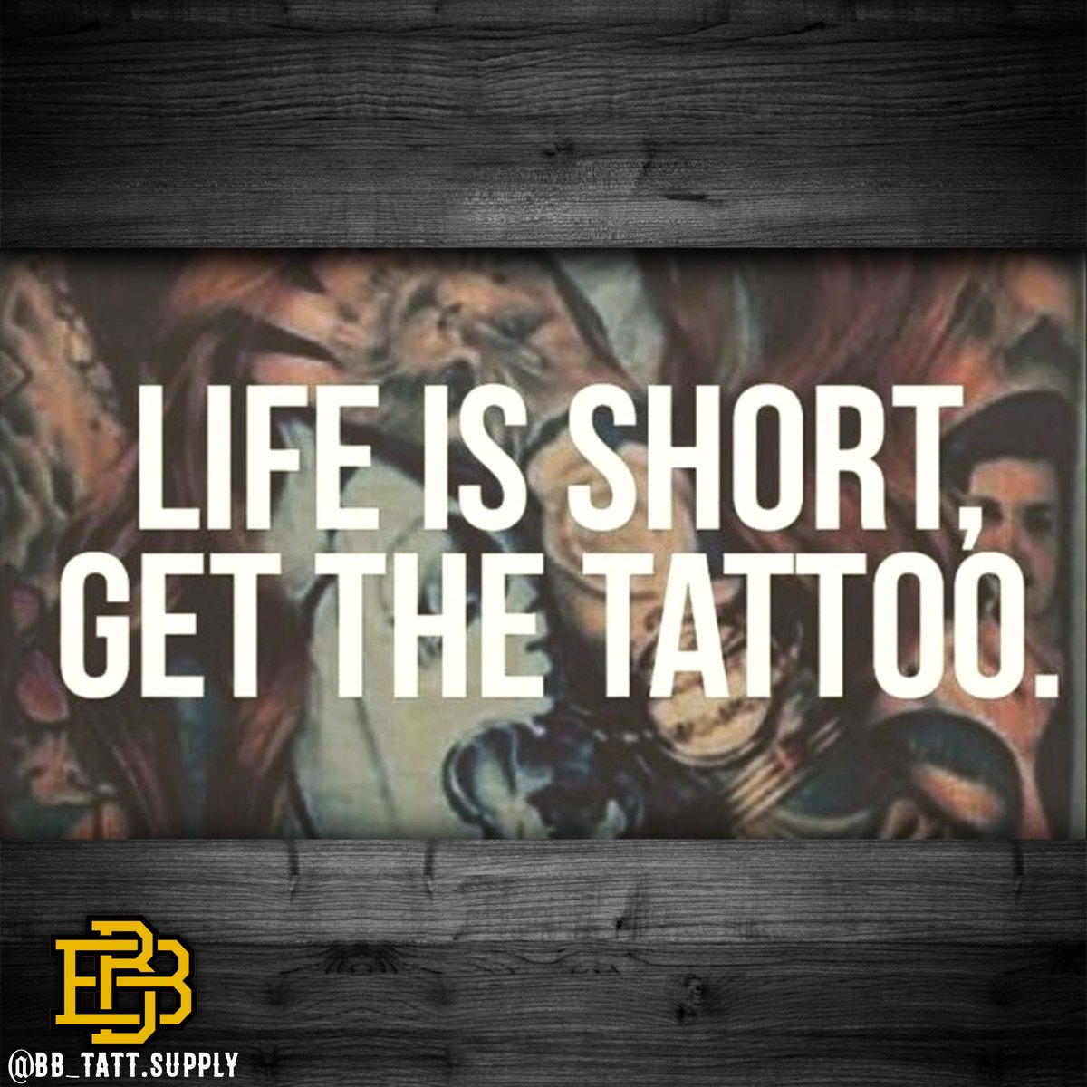 BBTatt_Shop's tweet photo. Life's too short to live with regrets, so why not get that tattoo you've been dreaming of? #TattooMemes #Tattoolnspiration #InkedUp #LifelsTooShort #TattooQuotes #TattooArtists #Tattooldeas #TattooDesigns #TattooLovers #TattooCulture #Prolnk https://t.co/k5jyxQmCnc