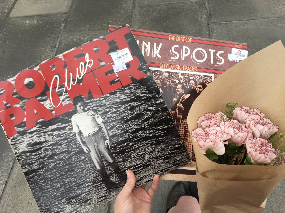 Discount flowers and charity shop records is the Sunday for me.