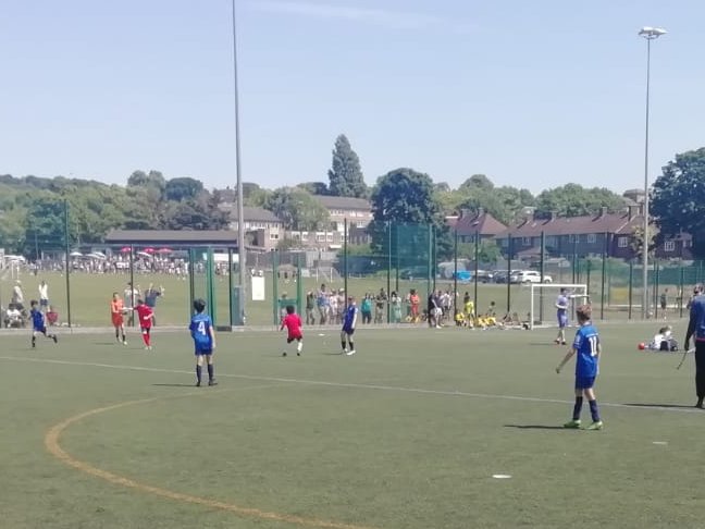 sportingJFC's tweet photo. U9s having fun today at the @ksicoachingfc tournament https://t.co/ONOa5HOJuC