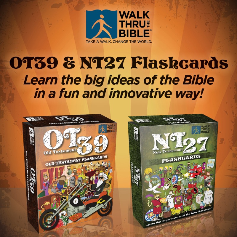 OT39/NT27 Flashcards is a FUN way to learn and remember the big ideas of the Bible! Eye-catching graphics with lots of hidden keys help unlock the theme of each book–from Genesis to Revelation!
@walkthrubible #homeschool #ad
walkthru.org/product-catego…