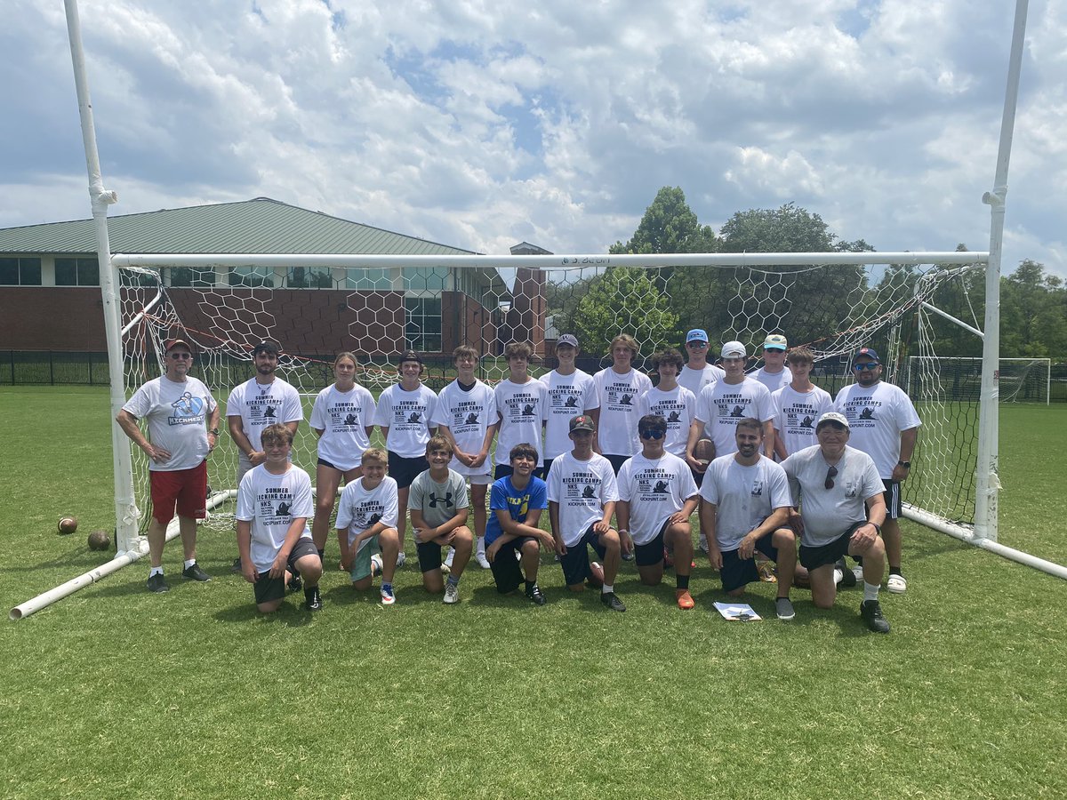 Another very successful 3 day camp at Stetson University, now on to Baltimore/Dc and New England this summer come join us
<a href="/StetsonFootball/">Stetson Football</a> 
<a href="/StetsonU/">Stetson University</a> 
<a href="/Kickmedic/">kickmedic</a> 
<a href="/KickingService/">National Kicking Service</a>