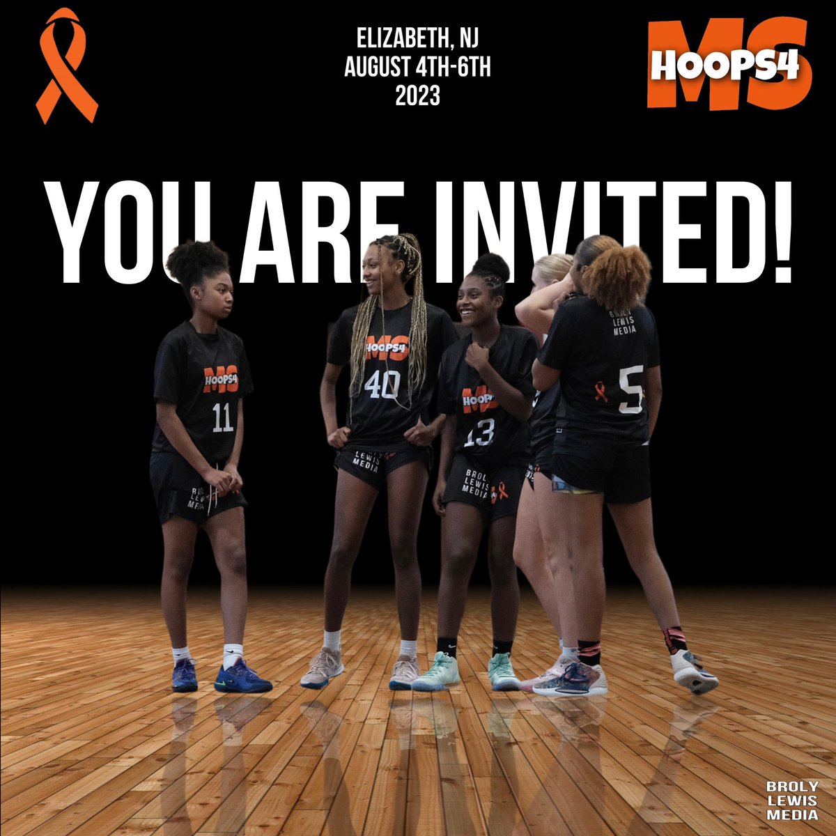 Thank you for the invite @brolymedia @Hoops4Ms! I’m looking forward to competing for a great cause!