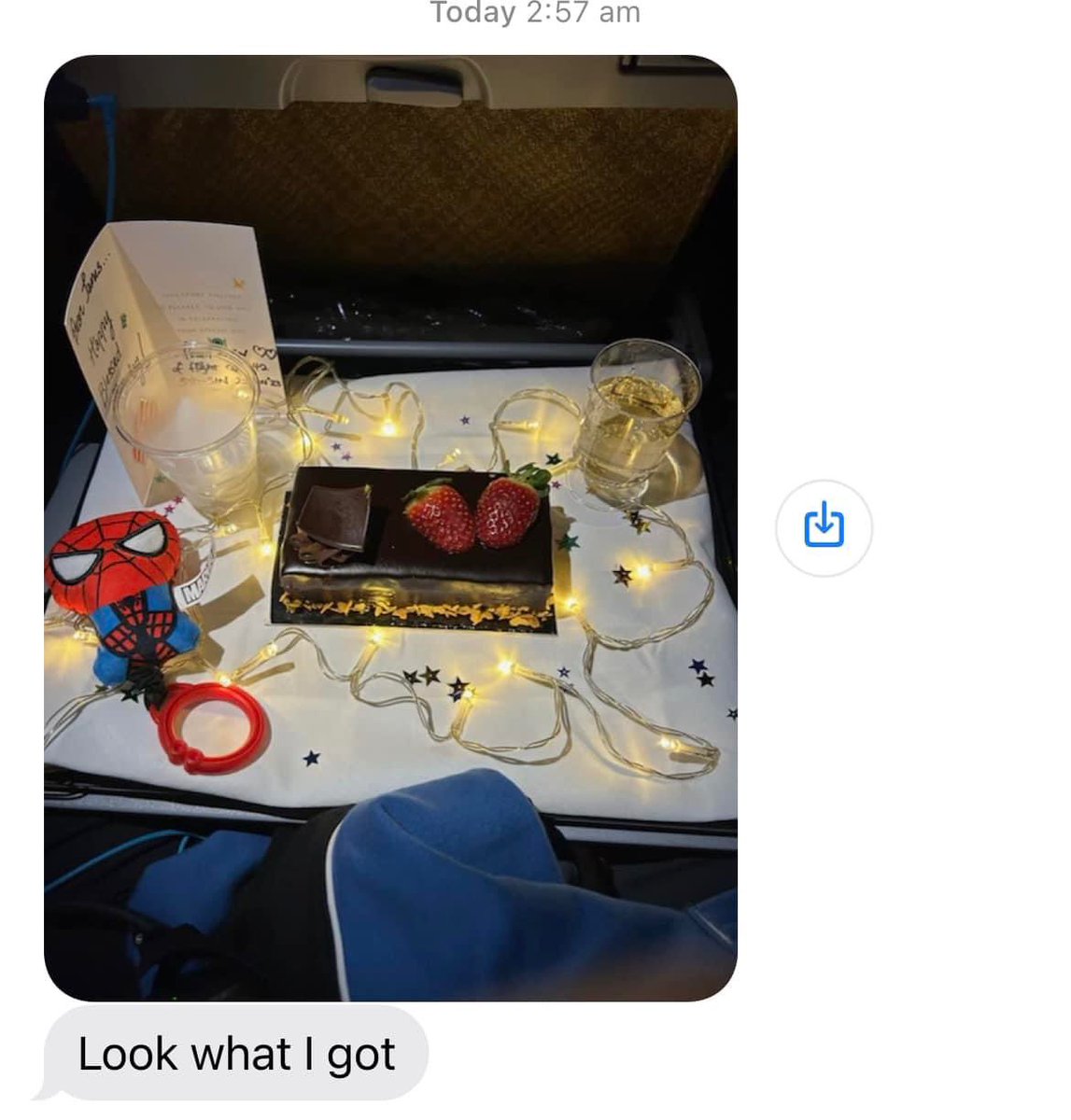 Qudos to <a href="/SingaporeAir/">Singapore Airlines</a> for arranging a birthday cake for my boy who turned 16 on the plane today, flying to Rome on a school trip. It’s the second birthday he’s had on a Singapore Airlines! He turned 3 with <a href="/SingaporeAir/">Singapore Airlines</a> as well!