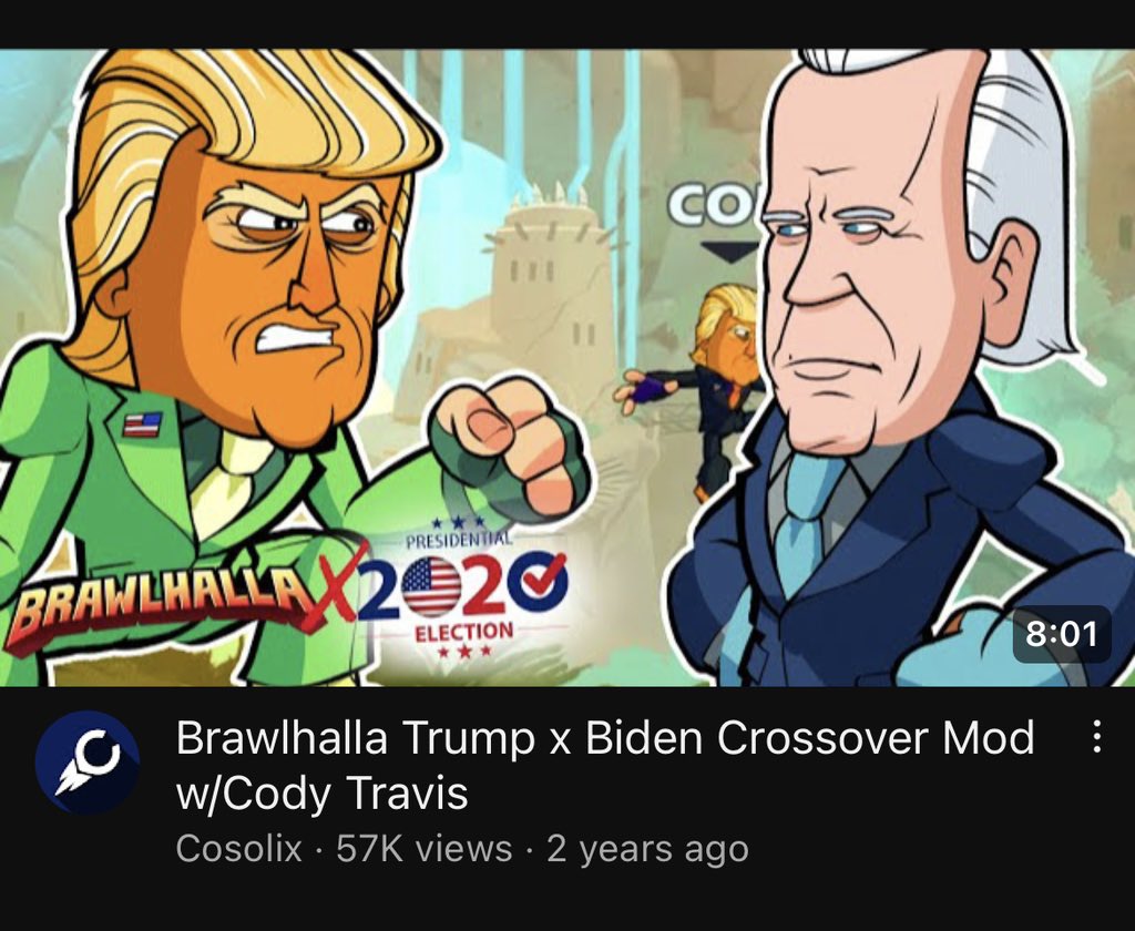 Cosolix's tweet image. This is peak Brawlhalla content 😂