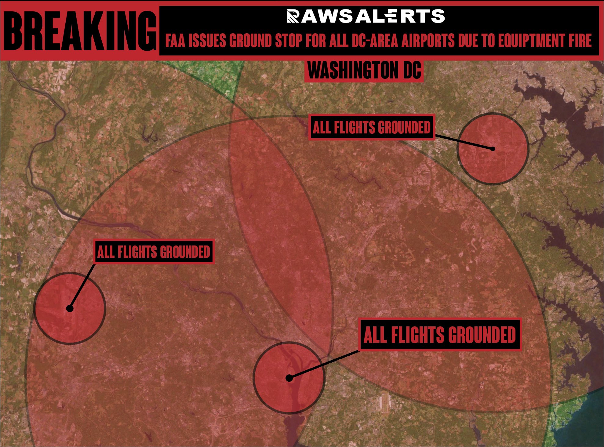 R A W S A L E R T S on Twitter "🚨BREAKING FAA issues ground stop for