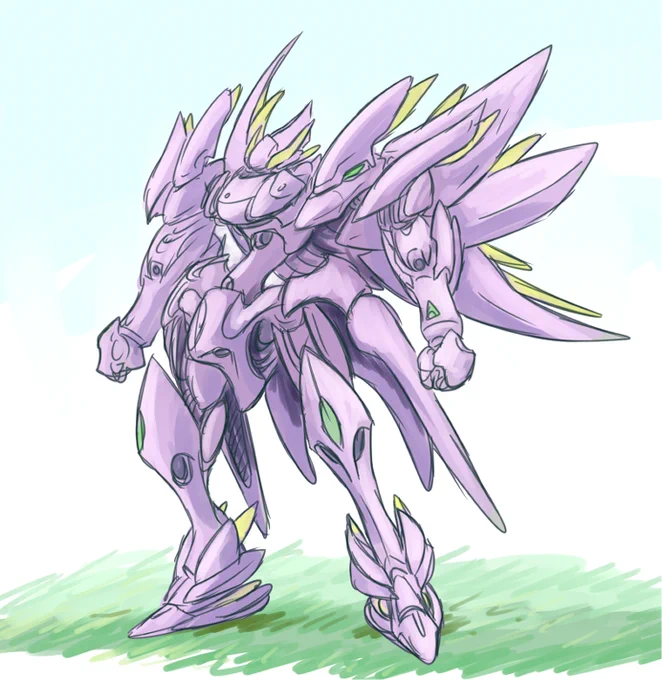 18分で描いたロボ たぶんいい匂いがする