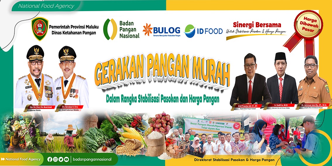 Hai sobat pangan !!!
Ayo Kunjungi Lokasi Pasar Ruko Batu Merah Ambon Depan Mesjid Al- Ma'ruf. Dapatkan bahan pangan dengan harga terjangkau, Senin 26 Juni 2023.
#GPMSerentak
#panganmurah
#pangankuatindonesiaberdaulat
#pangankuatmalukujaya