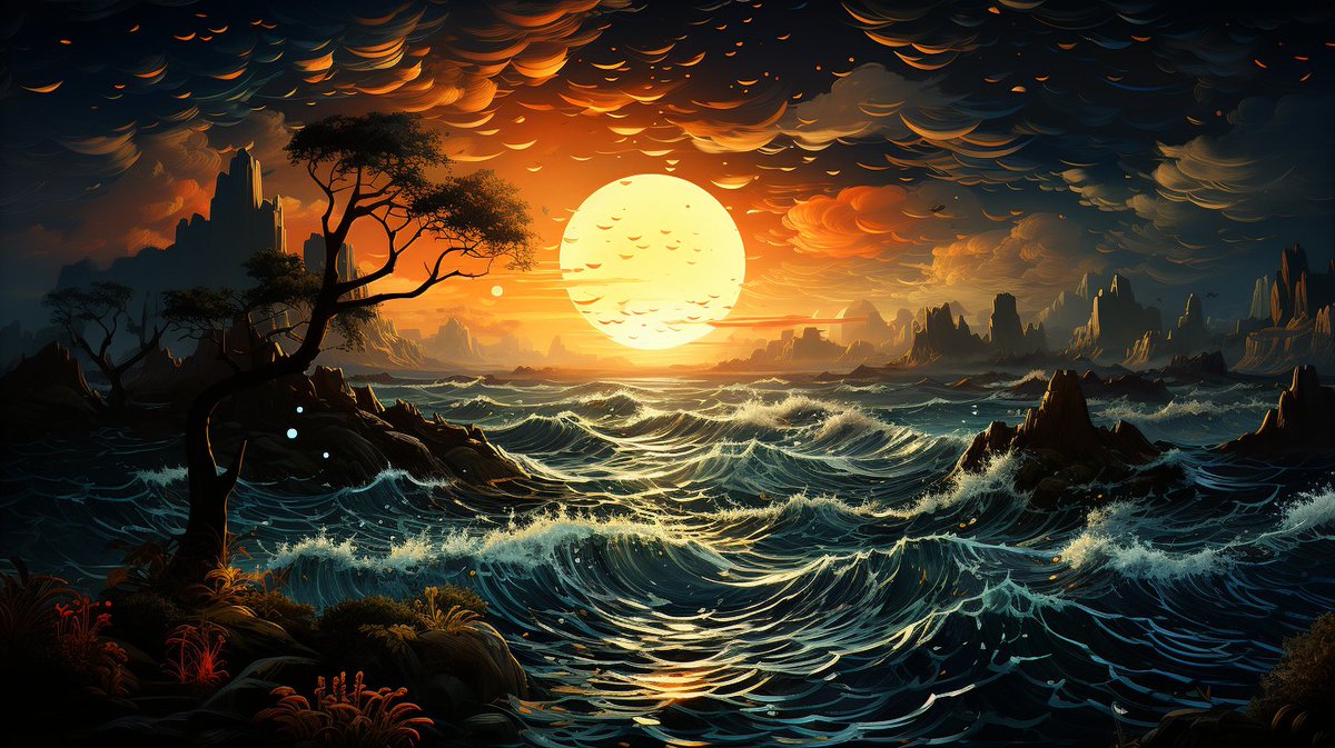 FranksAIArt's tweet photo. Rough waves near the shore #ai #aiart #aiartcommunity https://t.co/4vgW1lbJxF
