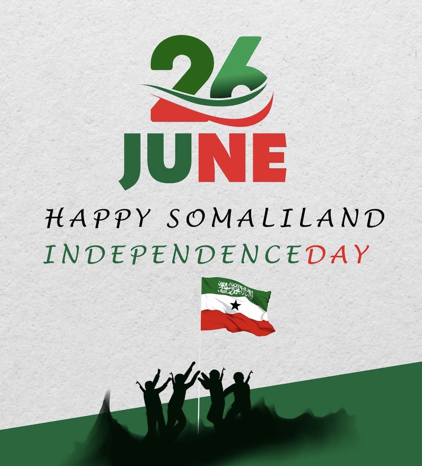 #TheRepublicOfSomaliland #26June1960
#Somaliland 
#63Years