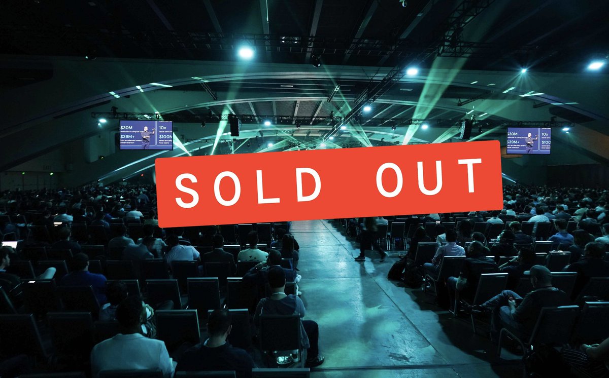 🚨SOLD OUT 🚨 We’ve sold out in-person tickets for #DataAISummit! But you can still catch all the keynotes, select technical sessions, and live-streamed community events when you join us virtually! And it’s entirely free. Hurry & register: bit.ly/3ICPryg