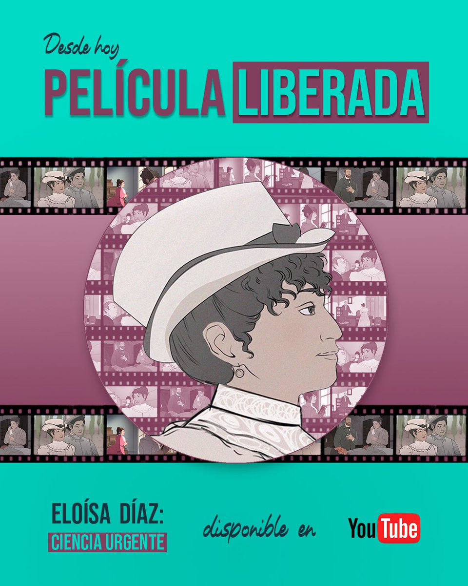 AlamedaMemoria's tweet photo. ¡Ya puedes ver 'Eloísa Díaz: Ciencia Urgente' completa desde Youtube! 📷 Link: https://t.co/VwD23Gk4WR

Para celebrar el natalicio de la Dra. Eloísa Díaz, desde hoy nuestra película musical animada se encuentra liberada. https://t.co/2mrlaiAeWq