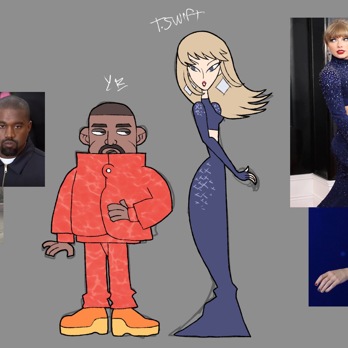 Ok so I thought of a Clone High but whit alive celebrities and this was the first thing that came to my head

#clonehigh #CloneHighseason2 #TaylorSwift #KanyeWest