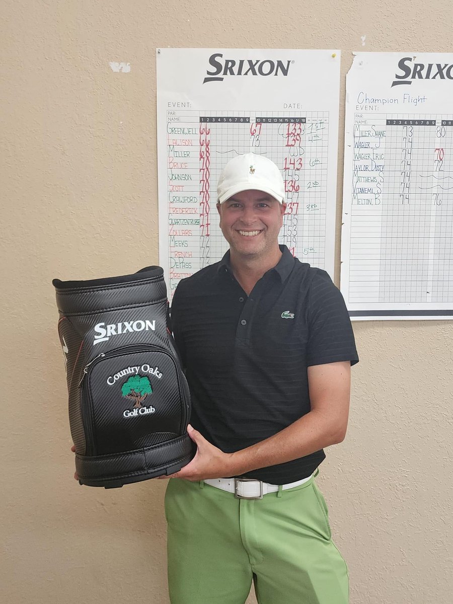 Congrats to Aaron Greenwell for winning our Championship Flight in the DC Metal Classic Championship with an amazing 133 (66-67)!!