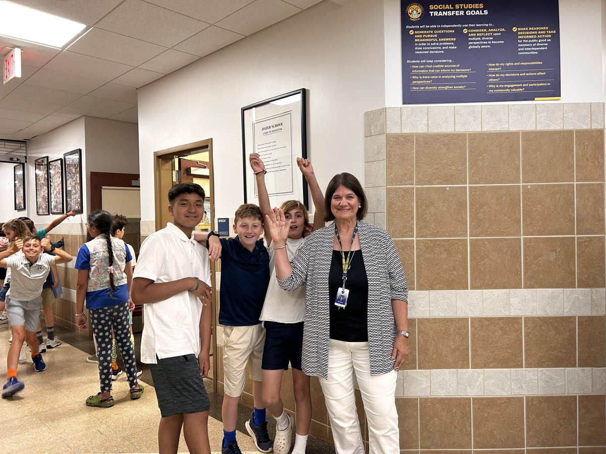 GulinoJ2021's tweet photo. Congratulations to a very dear friend in her retirement, fellow veteran teacher Mrs. Hewitt and congratulations to two great kids for earning our REA awards! #dater https://t.co/i8ruWPsGEQ
