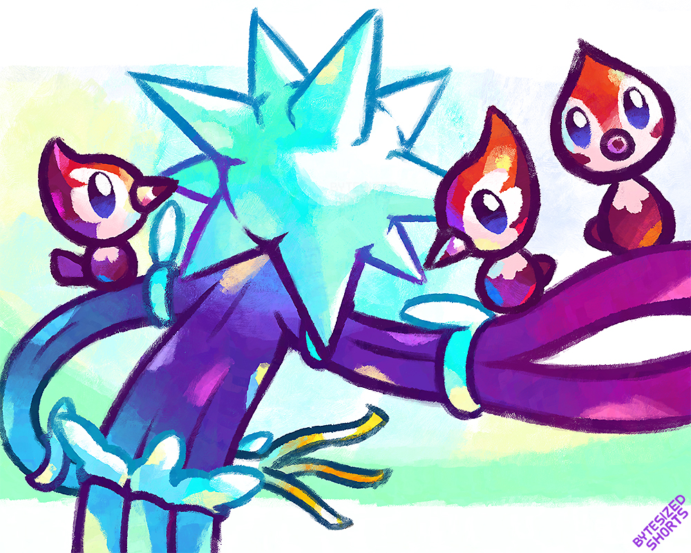 ByteSizedShorts's tweet image. Xurkitree&apos;s Roost - Thanks for the suggestion, anonymous friend. Wasn&apos;t expecting to make any Ultra Beast fan art anytime soon, but here we are.

#Pokemon #Xurkitree #Pikipek #pkmnfanart