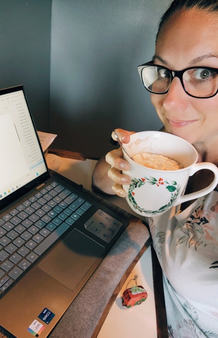 Yes, it's 94 degrees outside. I just got back from swimming. Now I'm drinking hot chocolate and working on book three in my Christmas series. After all, Christmas in July is right around the corner! 🎄 😎
#christmasinspiration #hotsummerdays #almostdone #christmasinjuly