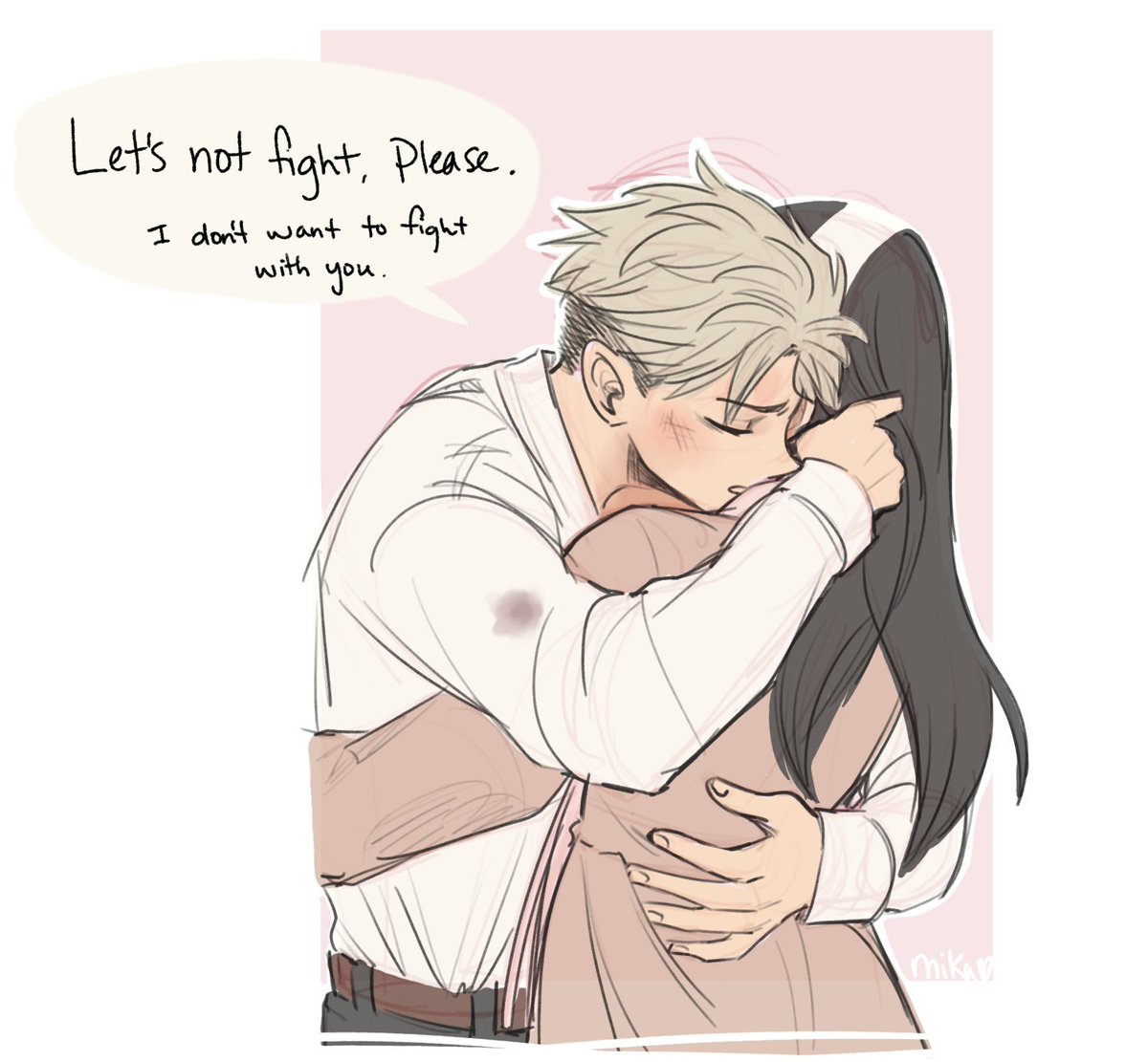 Thank you for doing this @rachellysebrook 🥹💗💗 I love it so much

This is exactly what I had in mind. I doodled the hug for us both
#SPY_FAMILY #twiyor #mikasdoodles