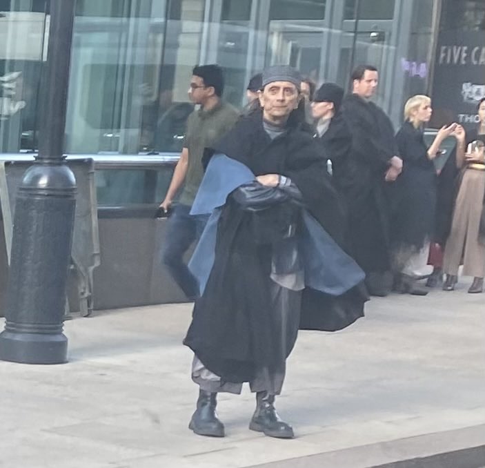 A new Star Wars being filmed at Canary Wharf London earlier!!!