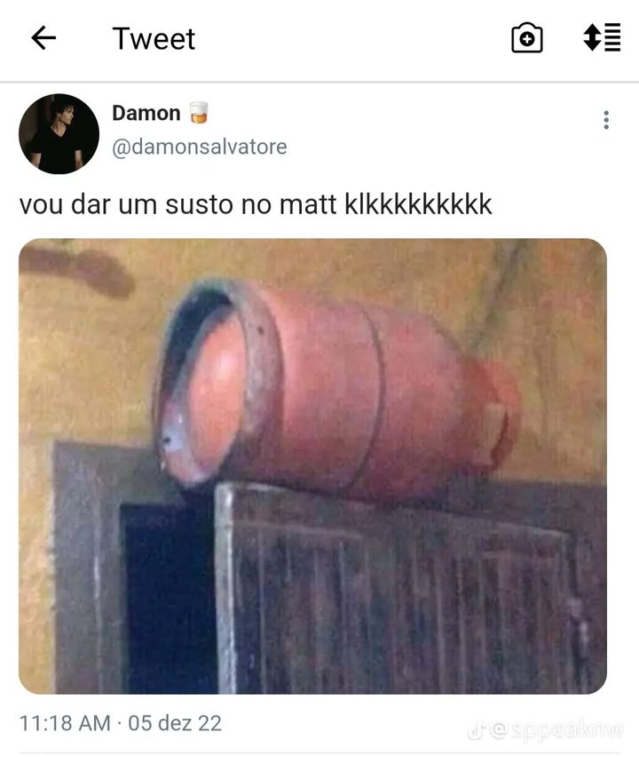 O Damon, se tivesse uma conta no Twitter: