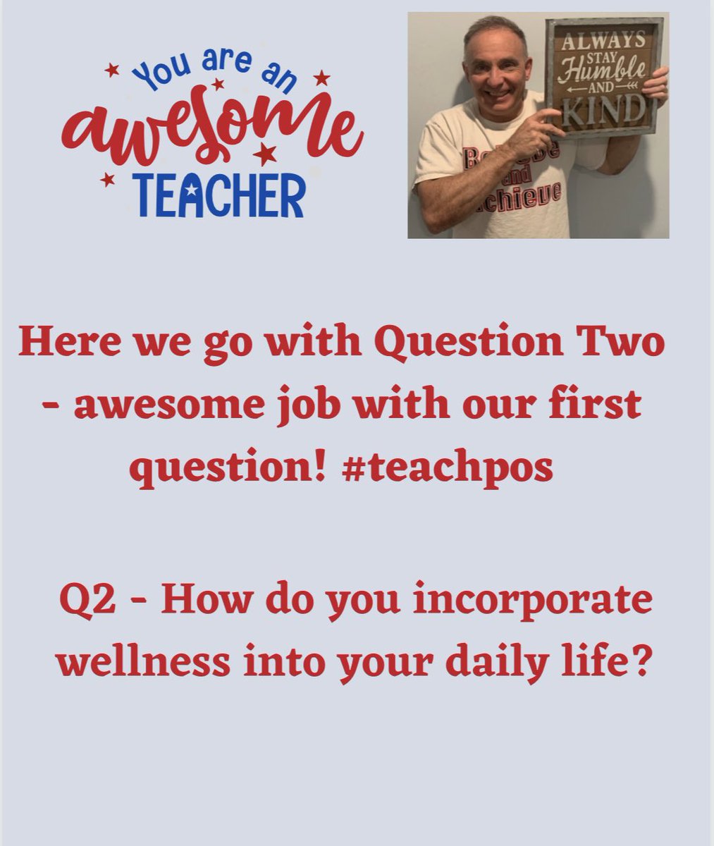 Shapiro_WTHS's tweet image. Q2 coming. Great stuff - I’ll add that our overall outlook on life is key!! Glass mostly full -  #teacpos