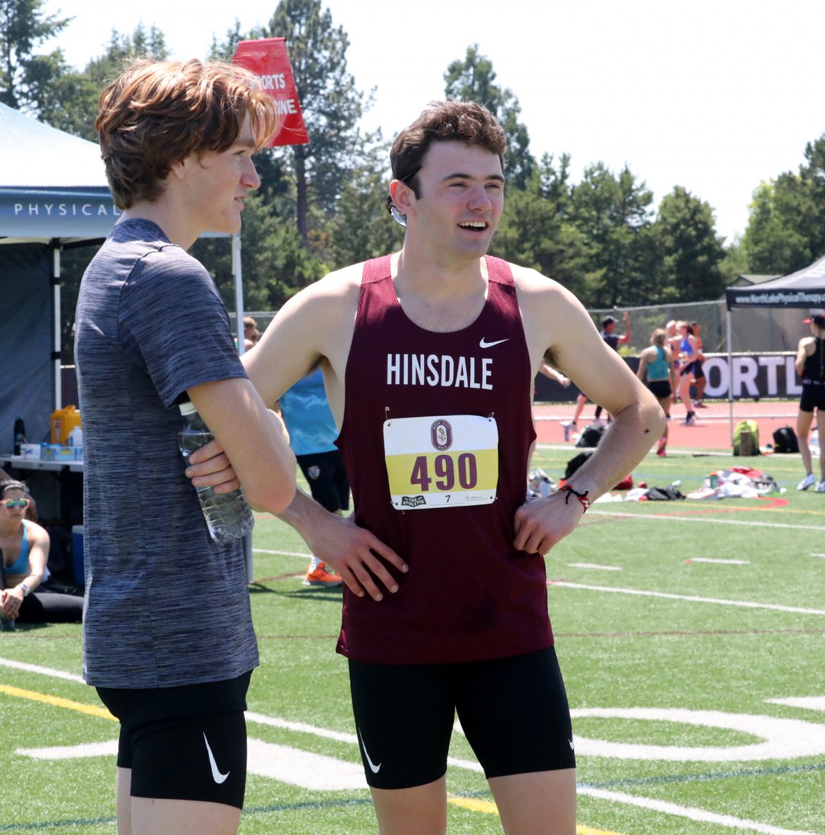 Illinois HS XC/TF on Twitter "Interview with Dan Watcke after he set a