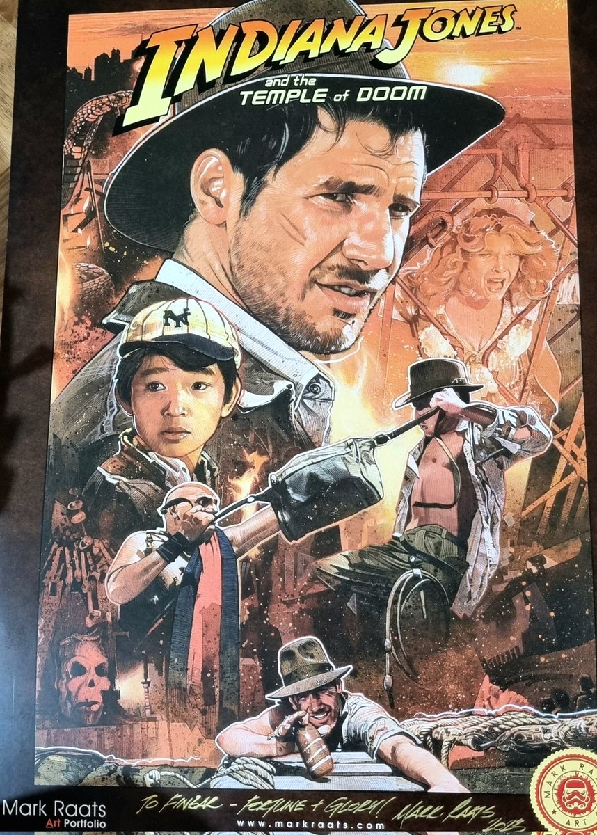 ✨️This was a treat! It truly was a pleasure to have met Mark Raats in person.He has incredible talent and creates amazing artwork.✨️ #Markraats#supanova#indianajones#perth#australia