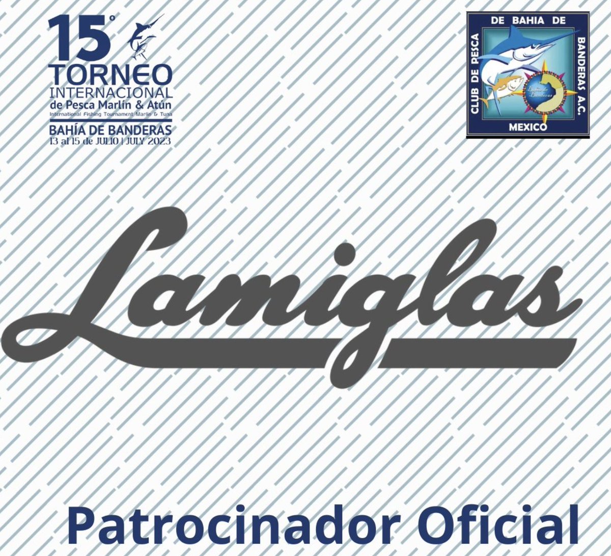 PescaEnBADEBA's tweet photo. @Lamiglas muchas gracias por ser uno de nuestros patrocinadores del torneo de pesca

Costo  $33,000 pesos por equipo de 4 pescadores hasta el 30 de junio
Costo de $35,000 pesos a partir del 1 de julio 2023

https://t.co/8u1SANALOT
info@clubdepesca.org.mx
Tel. (322) 225 54 67 https://t.co/CBQlQ2bio7