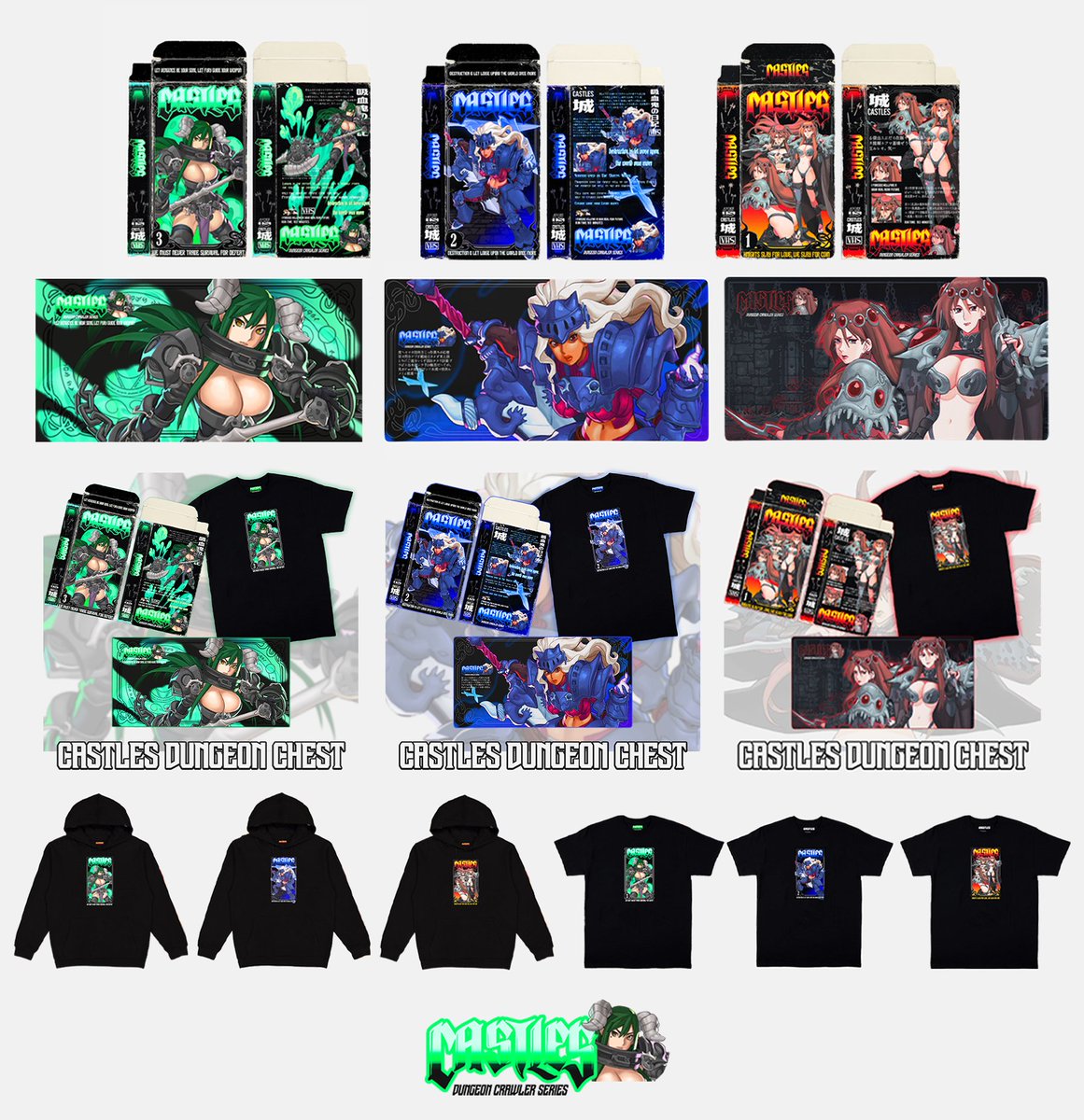 Cxstlez's tweet image. New Dungeon Crawler release is available! ⚔️

CXSTLES.COM