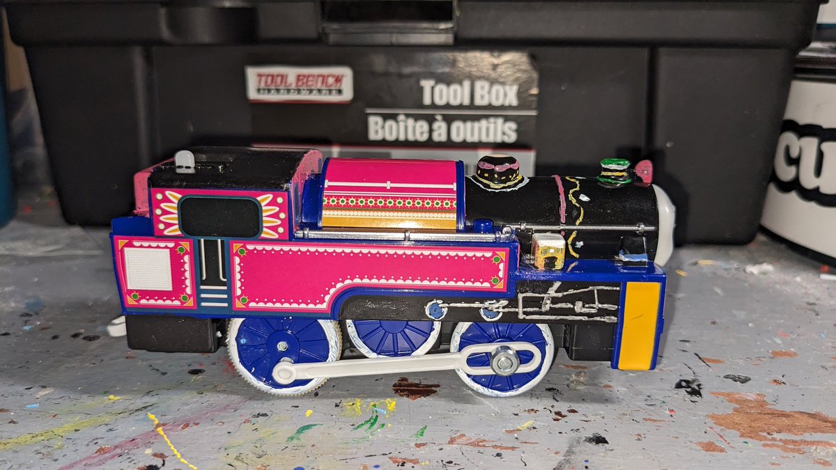 TB90ProdNew's tweet photo. Now, here is Ashima 2.0 near complete. Late last night, I try my hardest to get nearly every detail right. 1/2
#thomas #thomasandfriends #plarail
#プラレー #プラレール #プラレールトーマス #tomy #tomythomas #plarailthomasandfriends #plarailthomascustom #plarailthomascustoms https://t.co/KwskUvN5mr
