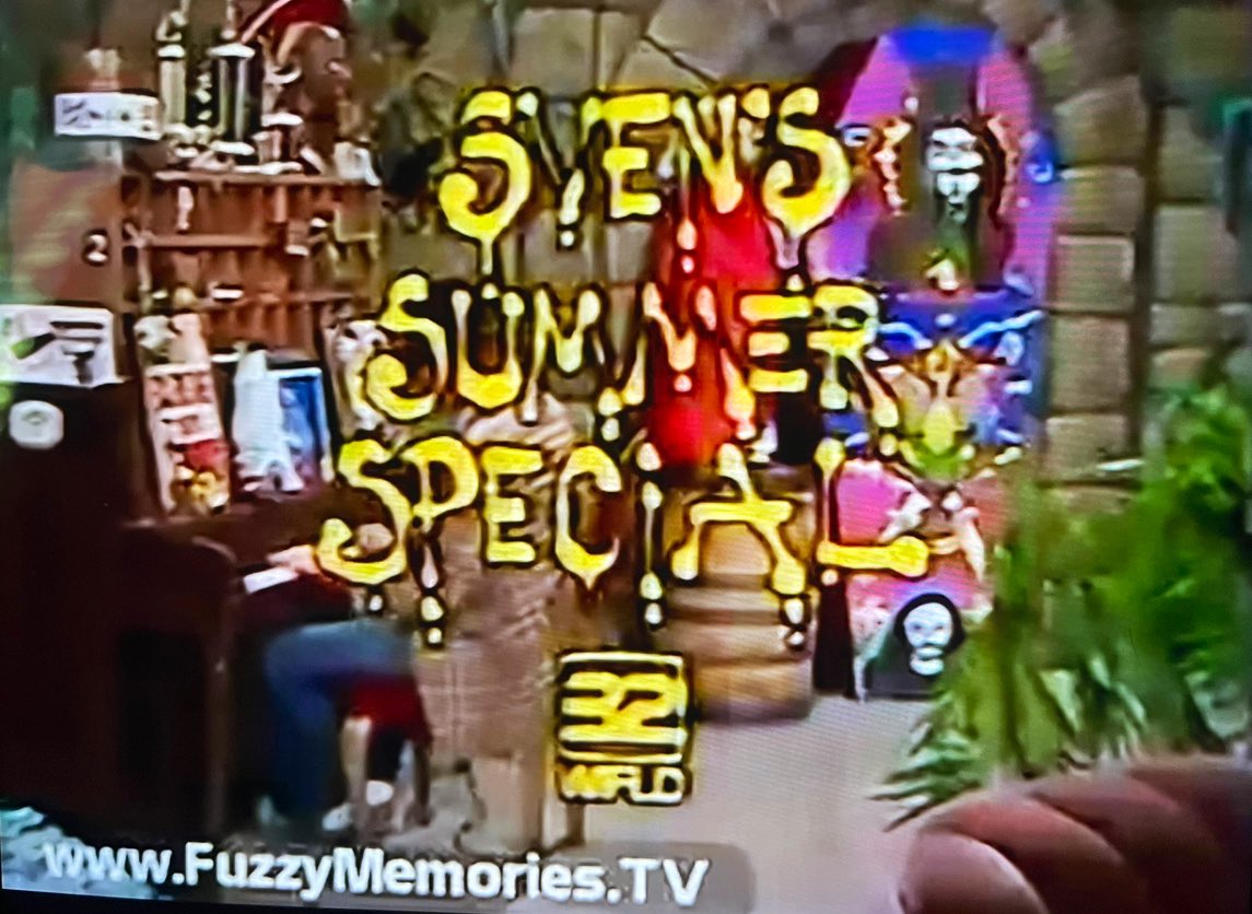 I’m ready to spend some time with my SvenPals and “Sven’s Summer Special!”
 #Svengoolie
