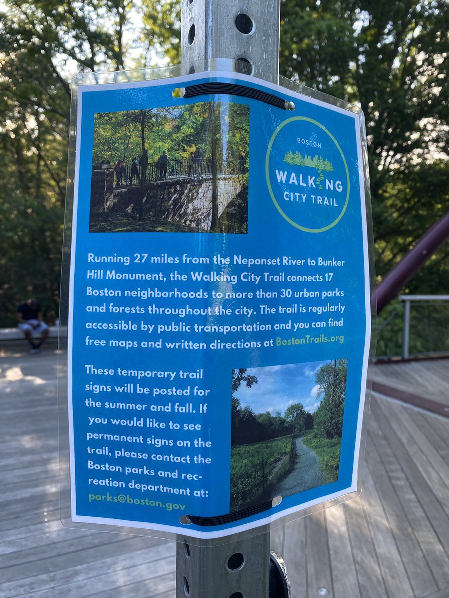 NepGreenway's tweet photo. The #WalkingCityTrail starts on the Neponset Trail in the town of Milton and meanders through many Boston neighborhoods, showing off some of the region’s best green spaces and walking paths! Check their website or follow @MilesPerHoward for more info. https://t.co/vw4bmXftKp