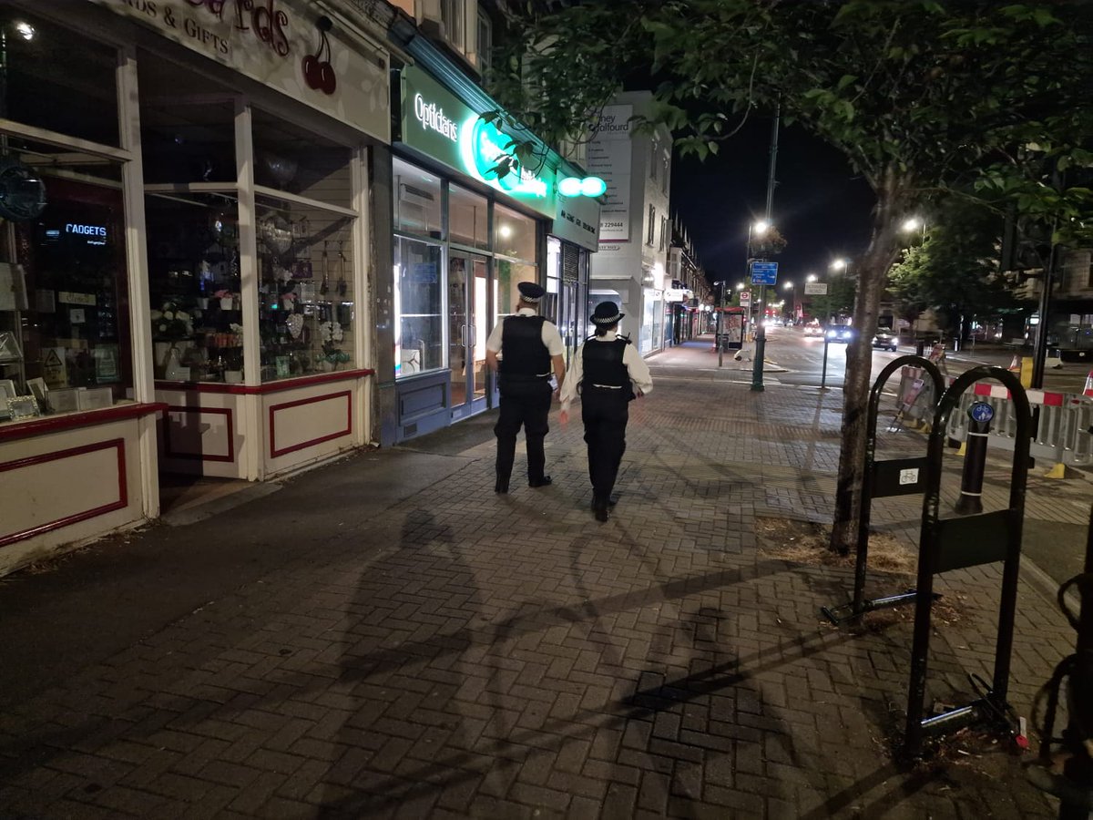 Romford Town Centre Team A Patrolling across #Havering at different locations #Upminster #Romford #Hornchurch led to 7 arrests, multi stop and searches, drug seizures and dispersals #yousaidwedid  #projectvigilant #VAWG #streetsafe