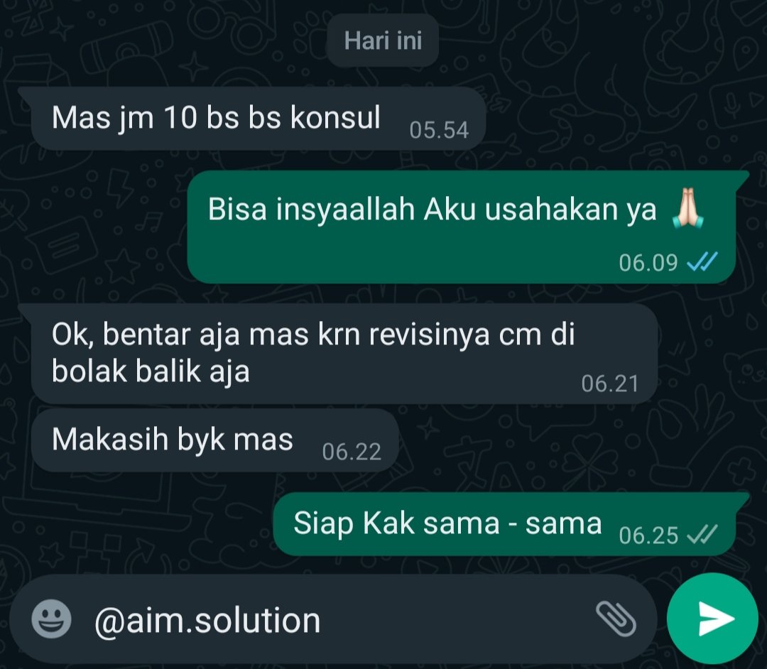 #Skripsi #Tesis #Proposal #Jurnal #OlahData #Turnitin #Konsultasi #DaftarPustaka #Website #Desktop #Design #Mobile #Kedokteran #Kebidanan #Jombang #Madiun