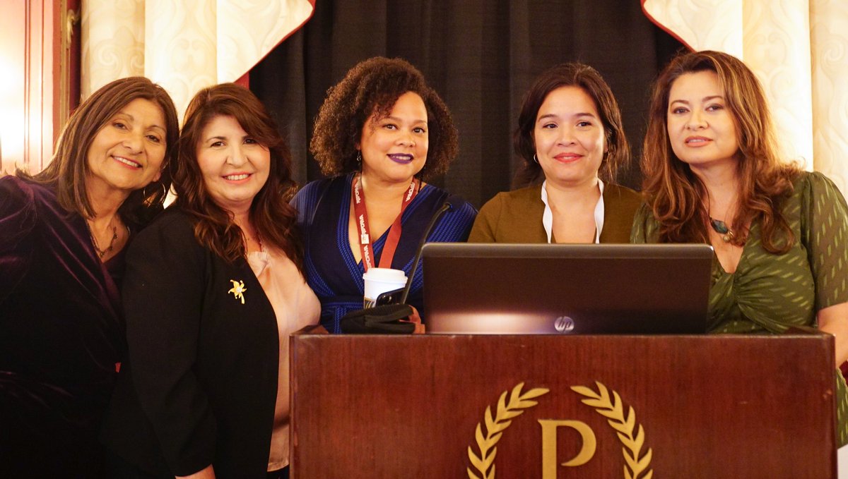 Pura Belpré Celebración honoring our winners and honorees!

Thank you to our coordinators and planners! And to @PalmerHouse for hosting our event!

@reformanational #ALAAC23 #PuraBelpré #PuraBelpréAward