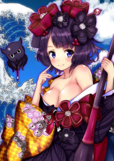 おはようございます。 一週間が始まりますね、今週も頑張っていきましょう 今日も一日宜しくお願いいたします!! 今日の一枚:FGOの葛飾北斎ちゃんです。