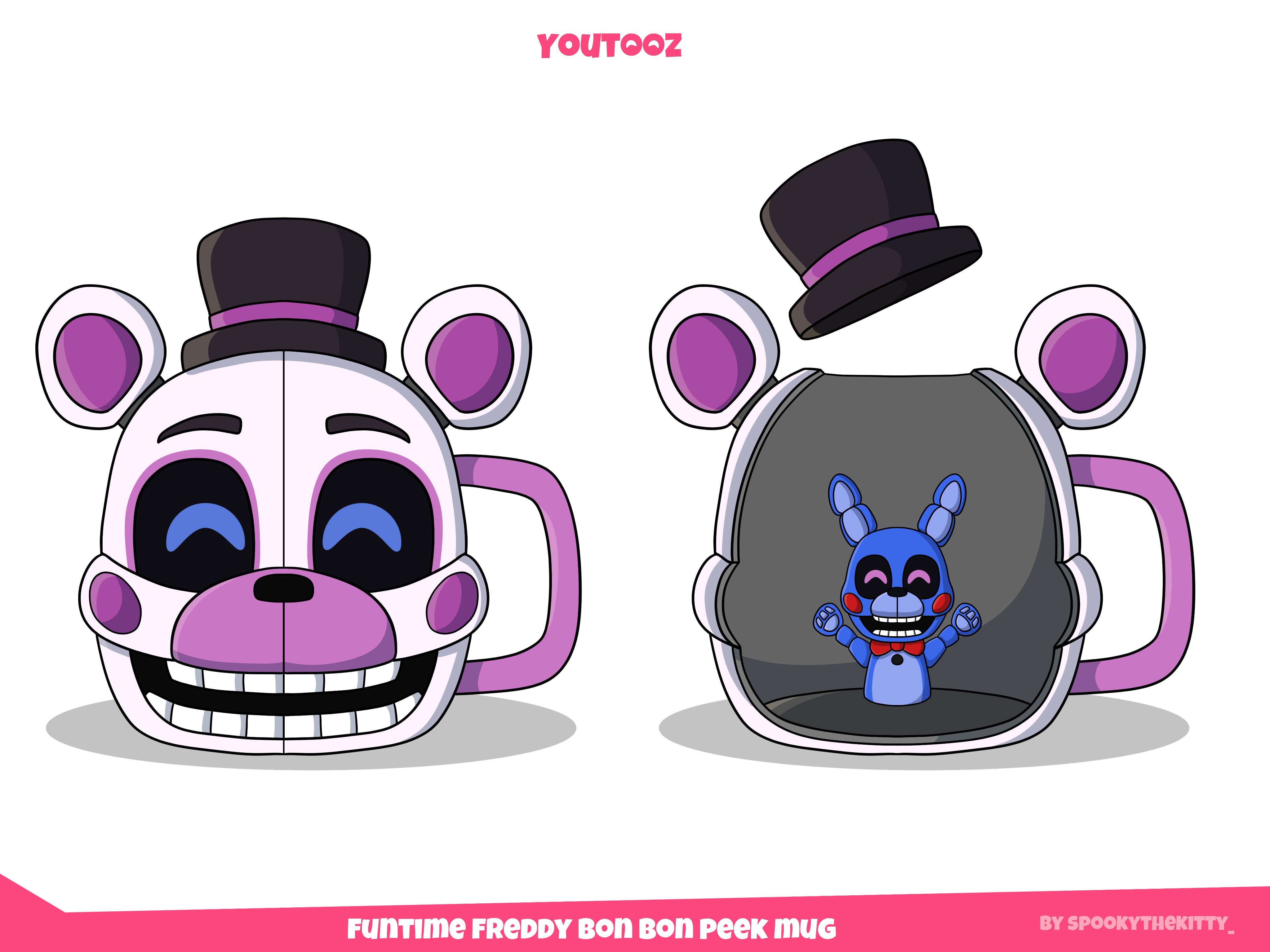 Made a youtooz styled Lolbit mug fan concept : r/fivenightsatfreddys