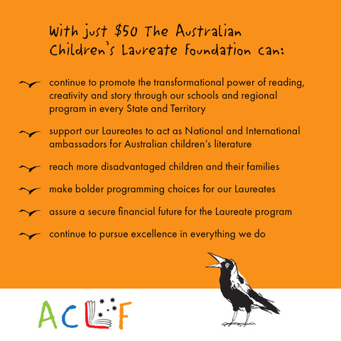 Time is running out! There are 4 days left until the EOFY. Please help us to help all Australian children to imagine a story. Donate now: givenow.com.au/childrenslaure…