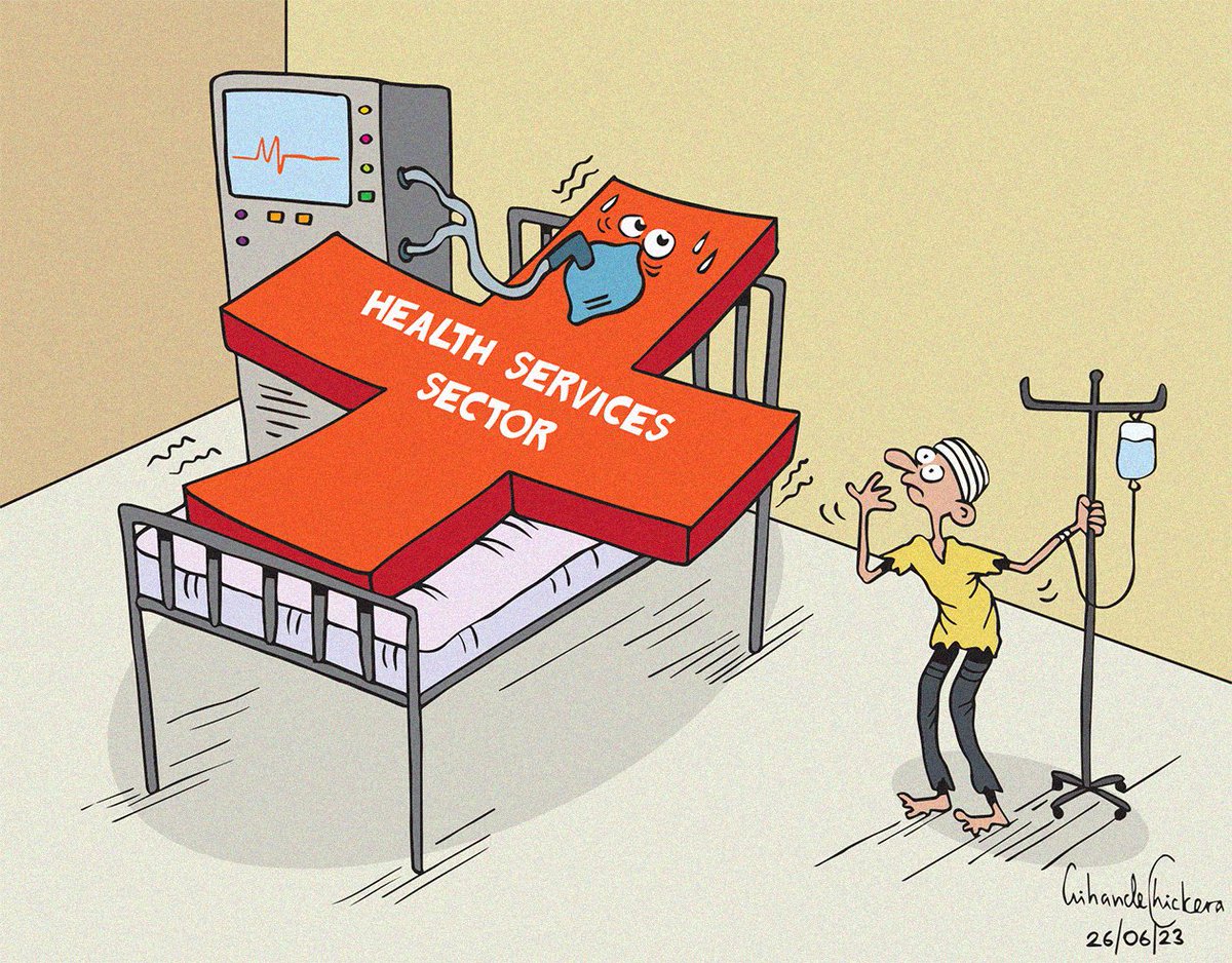 Cartoon
#SriLanka #HealthServices