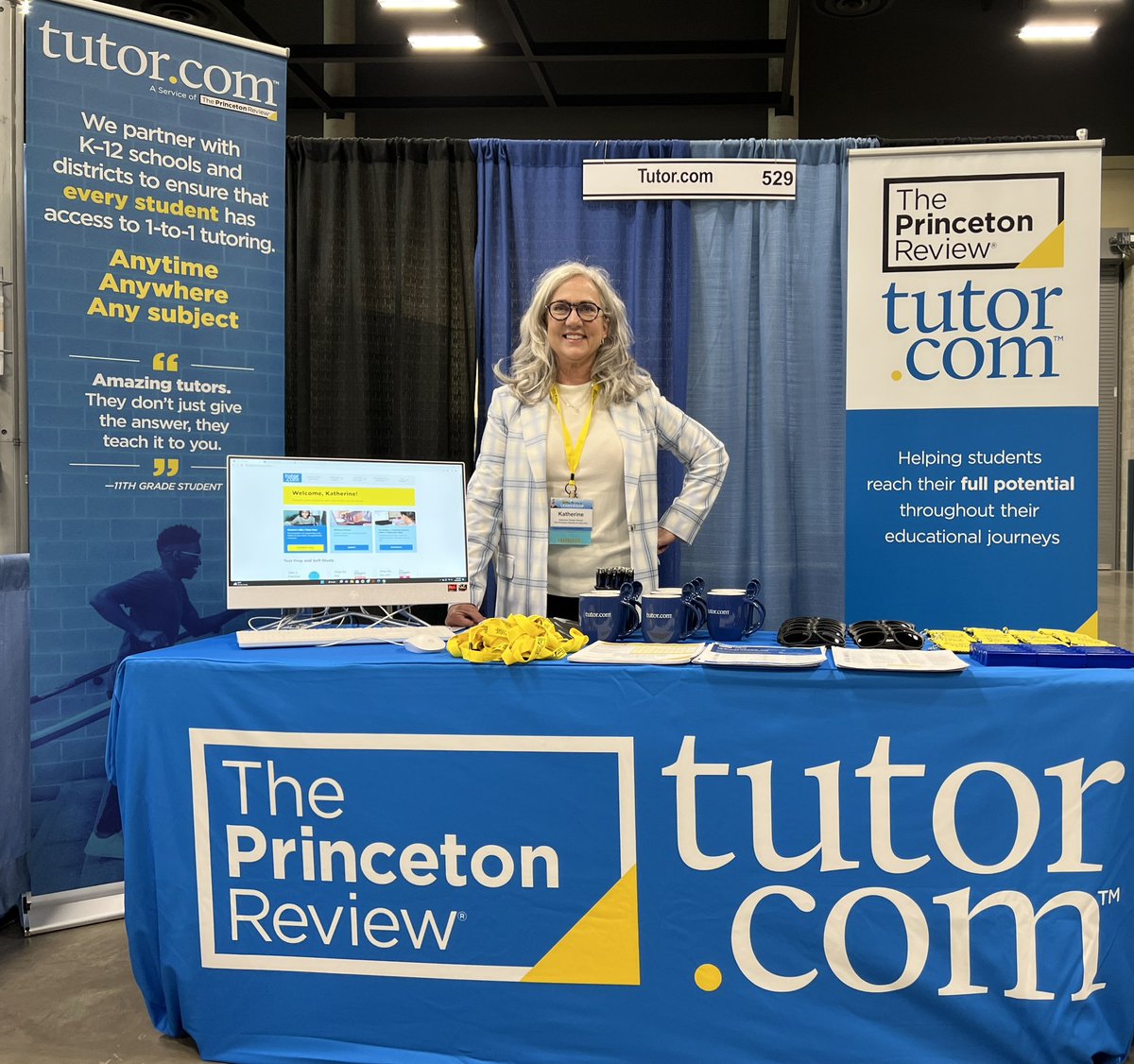 katherinebellev's tweet photo. Happy to be at the WASA Summer Conference! Come by booth #529 to learn how we can help your students and teachers with academic and life skills! #highdosagetutoring #tutordotcom #theprincetonreview #wasa2023 https://t.co/0W17ssQvND
