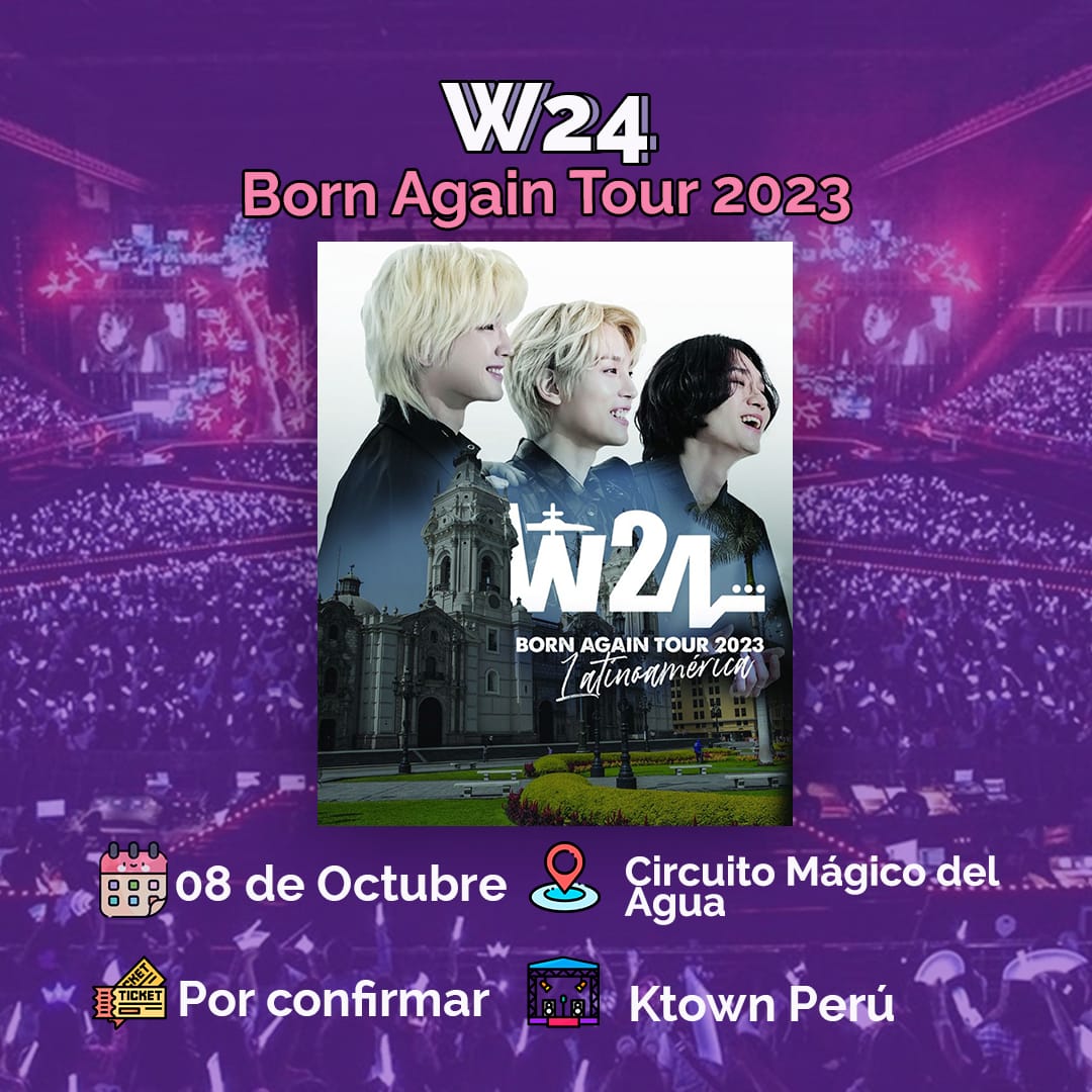MundoAsia_'s tweet photo. Este 2023 llegó recargado de conciertos K-Pop🫰📷Así que en este post te dejamos la lista de conciertos anunciados para este año en #Peru
Y tu, ¿irás a alguno de ellos?👇
#concert #kpop #concierto #kconcert #kidol #nctdream #woodz #dreamers #moodz #epikhigh #w24 #every #fans https://t.co/3JEHS8KO1c