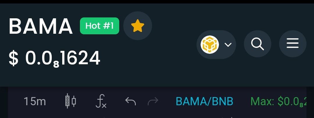 $BAMA is so damn hot all the time 🔥📷📷📷 🔥🔥🔥
Chart flying, milestones crushed, dont miss the next one! 😎