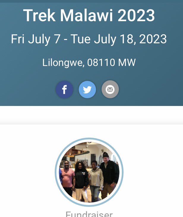 I will be in #Malawi Arica two weeks from today as part of a fundraising 300-mile bicycle ride over 10 days…. THANK YOU to so many friends here who have already donated to my fundraising:

runsignup.com/kevincallahan