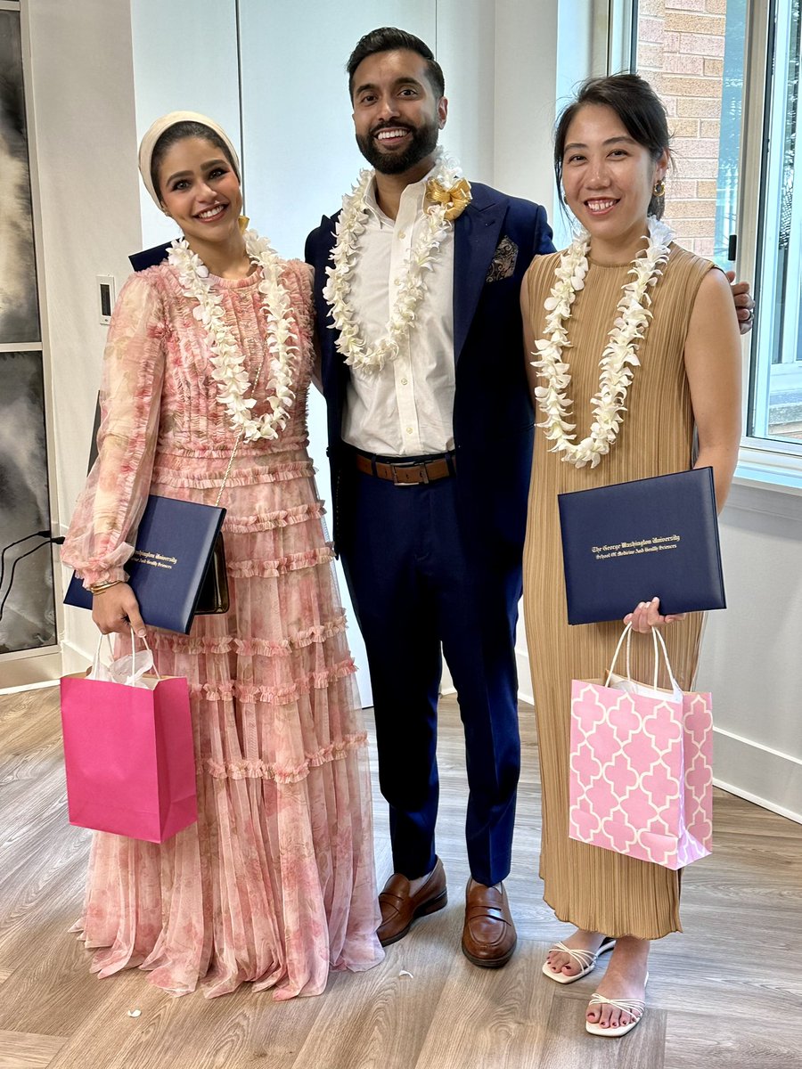 SamSchuelerMD's tweet photo. Today we watched these amazing doctors and wonderful humans, @ali_khanmd @Mooufy and Dr. Jaclyn Kagihara, graduate from gastroenterology fellowship!! @GW_Gastro @DCVAMC. We are SO very proud of all you have accomplished!  @GWHospital @GW_MFA @GWSMHS https://t.co/zbtd7UNVch