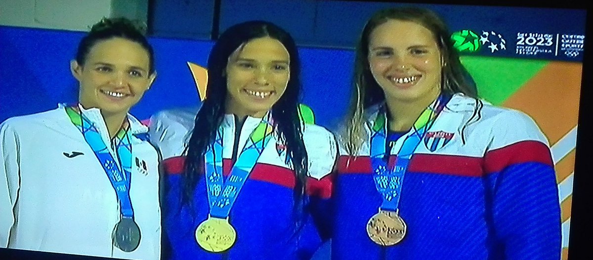 Excelente actuación de Cuba en la natación medallas de Oro y Bronce #SanSalvador2023 #Cuba
