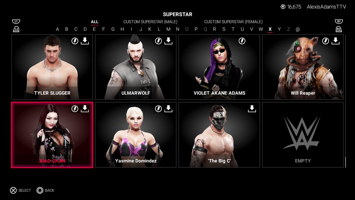 #RXPW Season 4 Roster #WWE2K19 #4